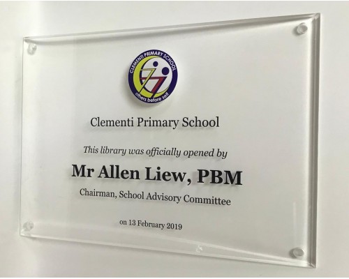 Opening Plaque