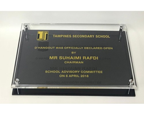 Opening Plaque
